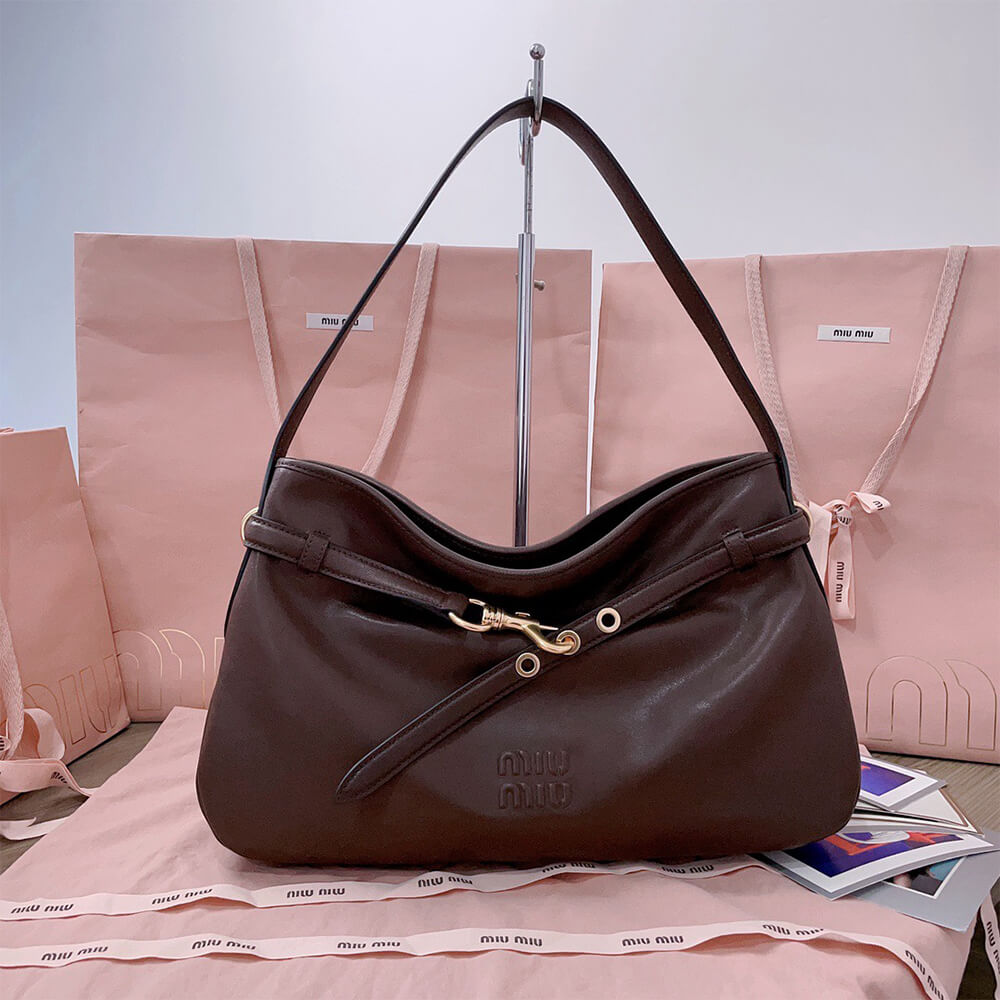 M1um1u Medium Aventure nappa leather bag(HIGH-END GRADE)