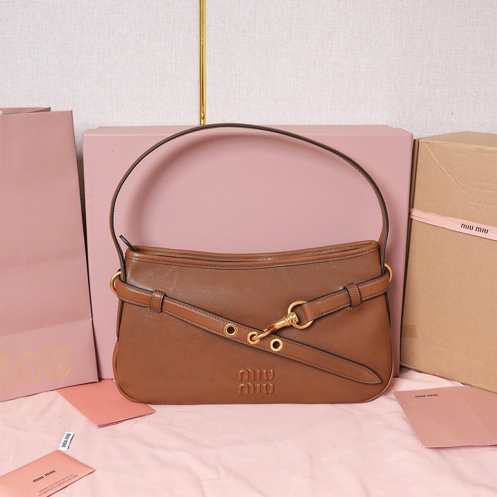 M1um1u Regular Aventure nappa leather bag(HIGH-END GRADE)