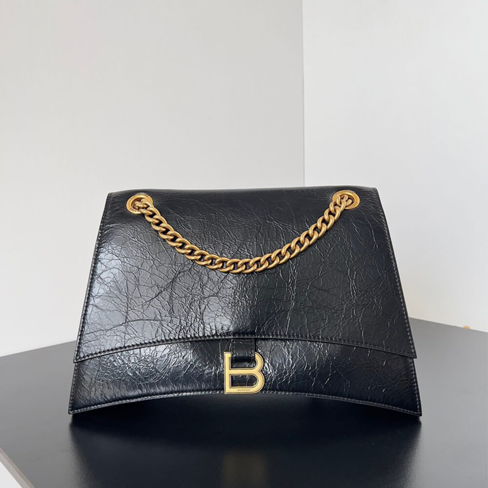 Ba1en*iaga Women’s Crush Chain Bag Medium(HIGH-END GRADE)
