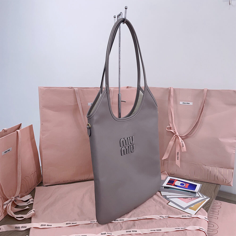 M1um1u REGULAR IVY LEATHER BAG(HIGH-END GRADE)