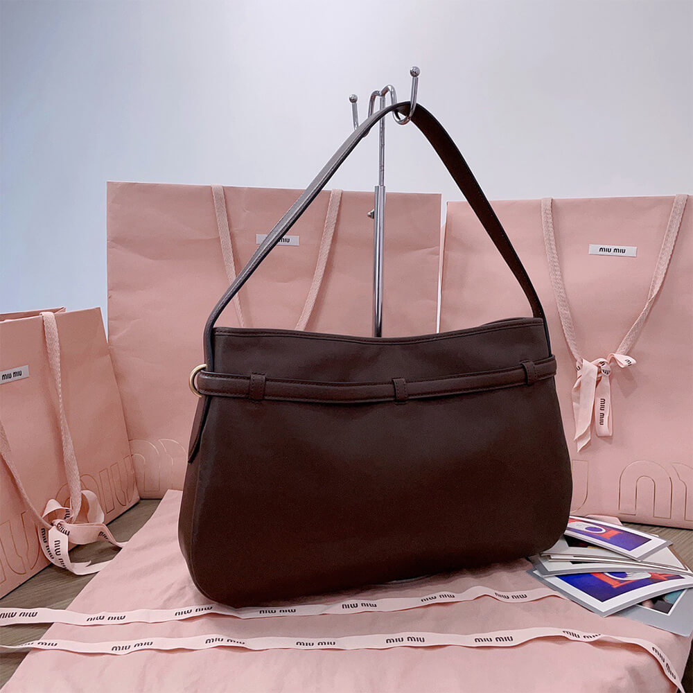 M1um1u Medium Aventure nappa leather bag(HIGH-END GRADE)