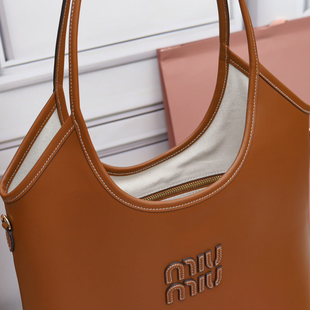 M1um1u REGULAR IVY LEATHER BAG(HIGH-END GRADE)