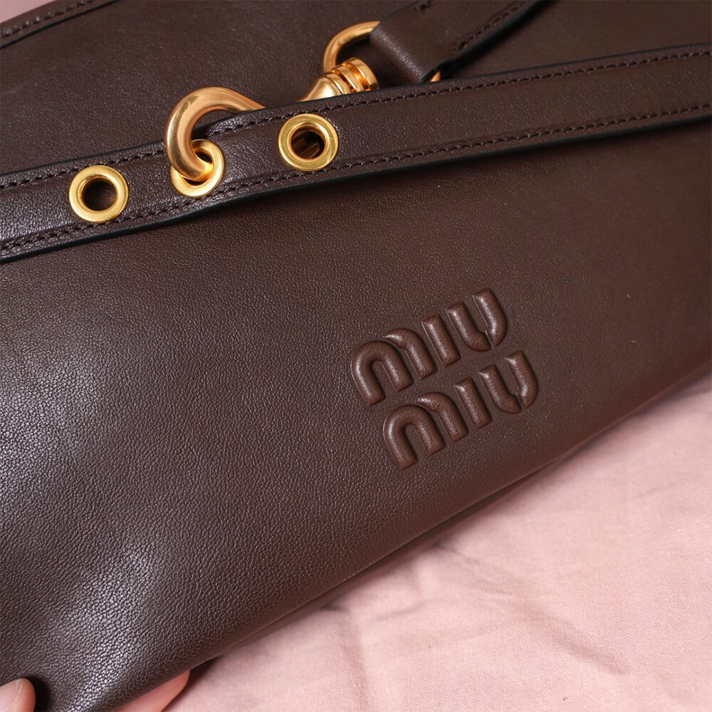 M1um1u Regular Aventure nappa leather bag(HIGH-END GRADE)