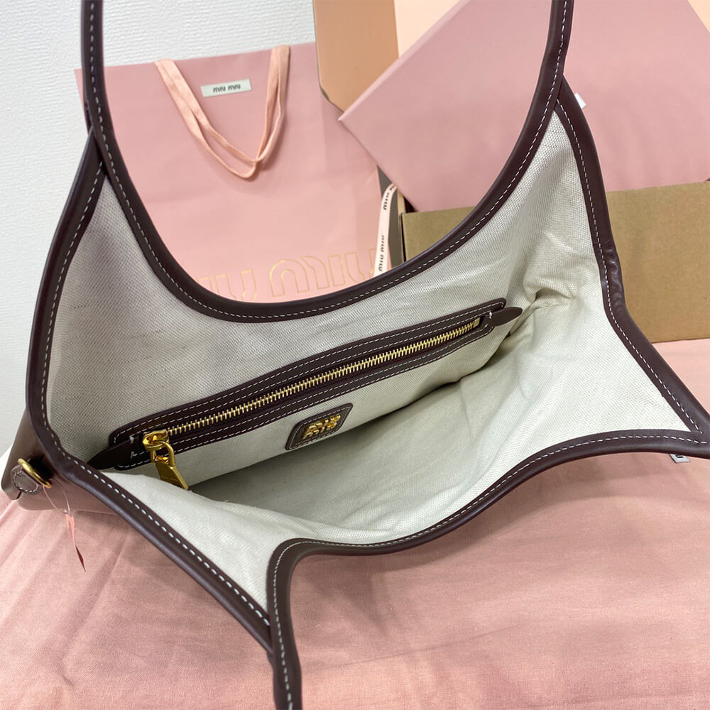 M1um1u REGULAR IVY LEATHER BAG(HIGH-END GRADE)