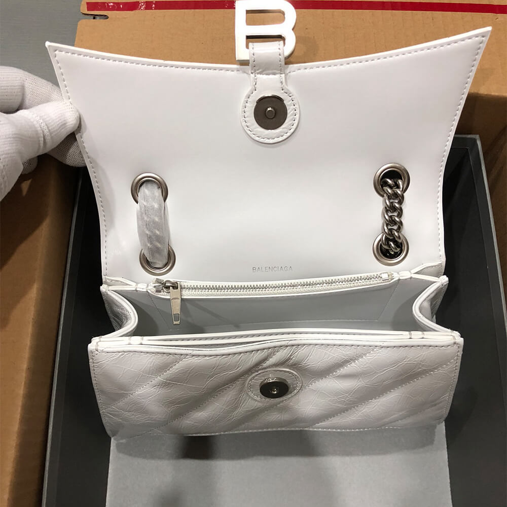Ba1en*iaga Women’s Crush Chain Bag Small(HIGH-END GRADE)
