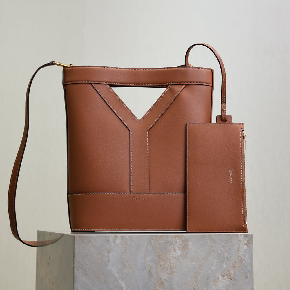 Y51 Y small bucket in leather(HIGH-END GRADE)
