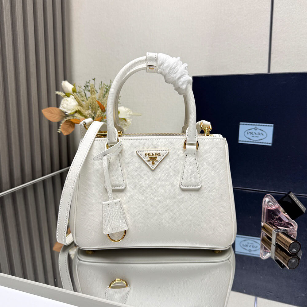 Pra*a Small Pra*a Galleria Saffiano leather bag(HIGH-END GRADE)