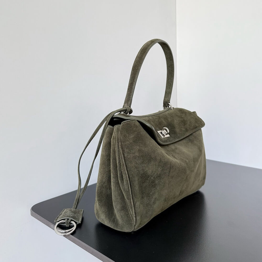 Ba1en*iaga Rodeo Handbag Small Suede(HIGH-END GRADE)