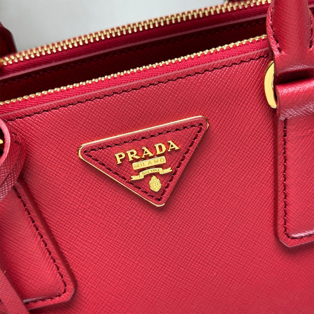 Pra*a Small Pra*a Galleria Saffiano leather bag(HIGH-END GRADE)