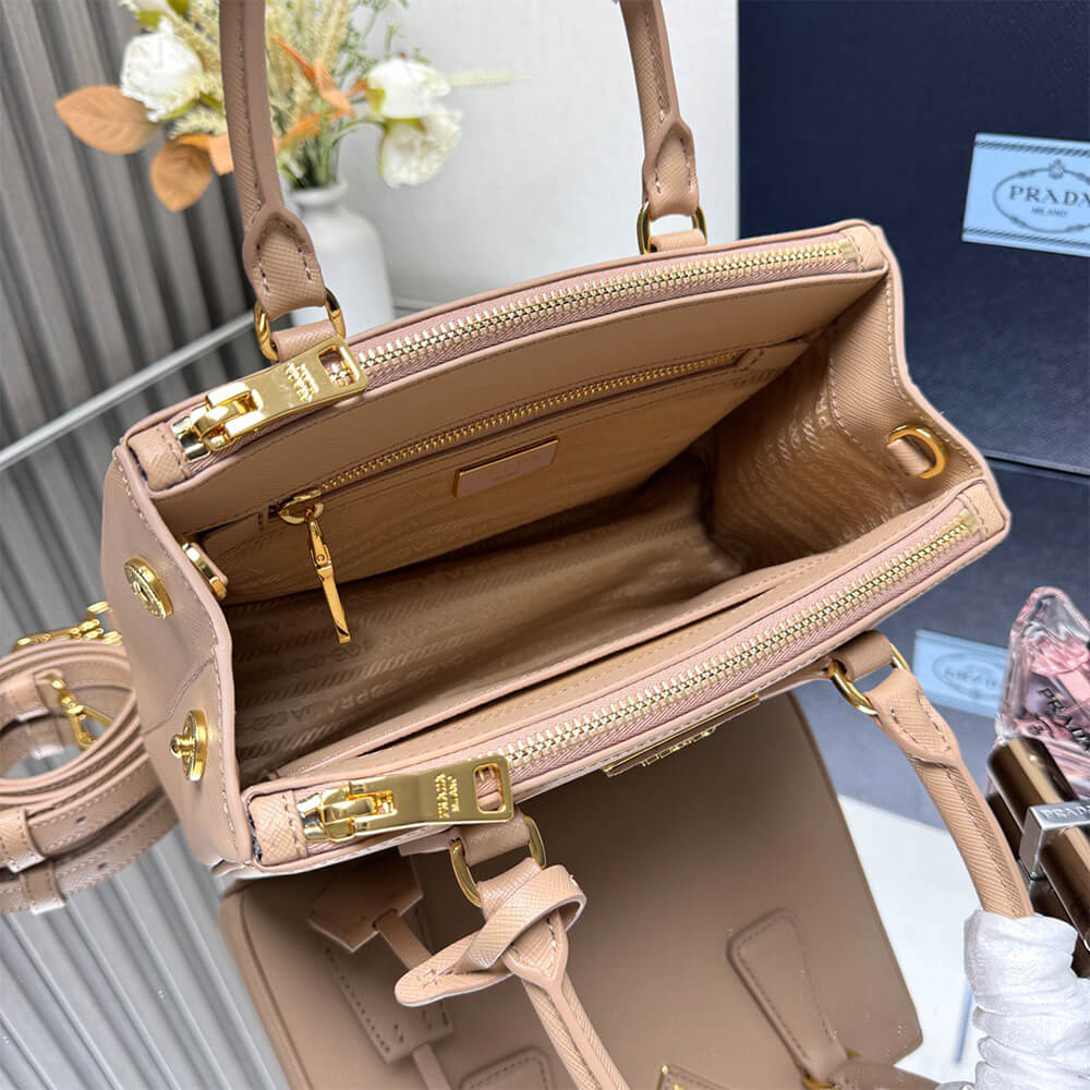 Pra*a Small Pra*a Galleria Saffiano leather bag(HIGH-END GRADE)