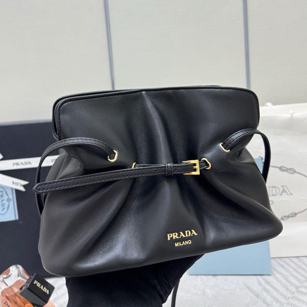 Pra*a Dada small nappa leather bag