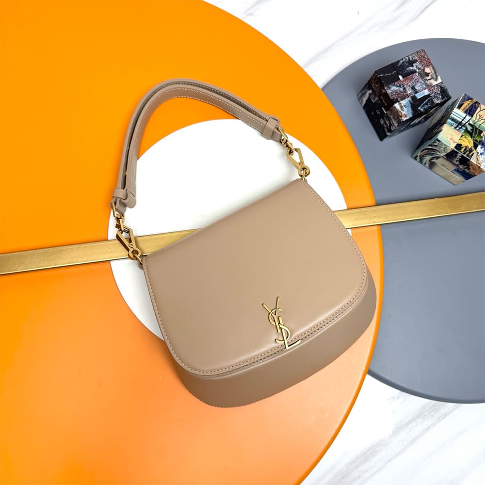 Y51 Mini VOLTAIRE TOP HANDLE bag in BOX Sa1nt Lau*nt(HIGH-END GRADE)