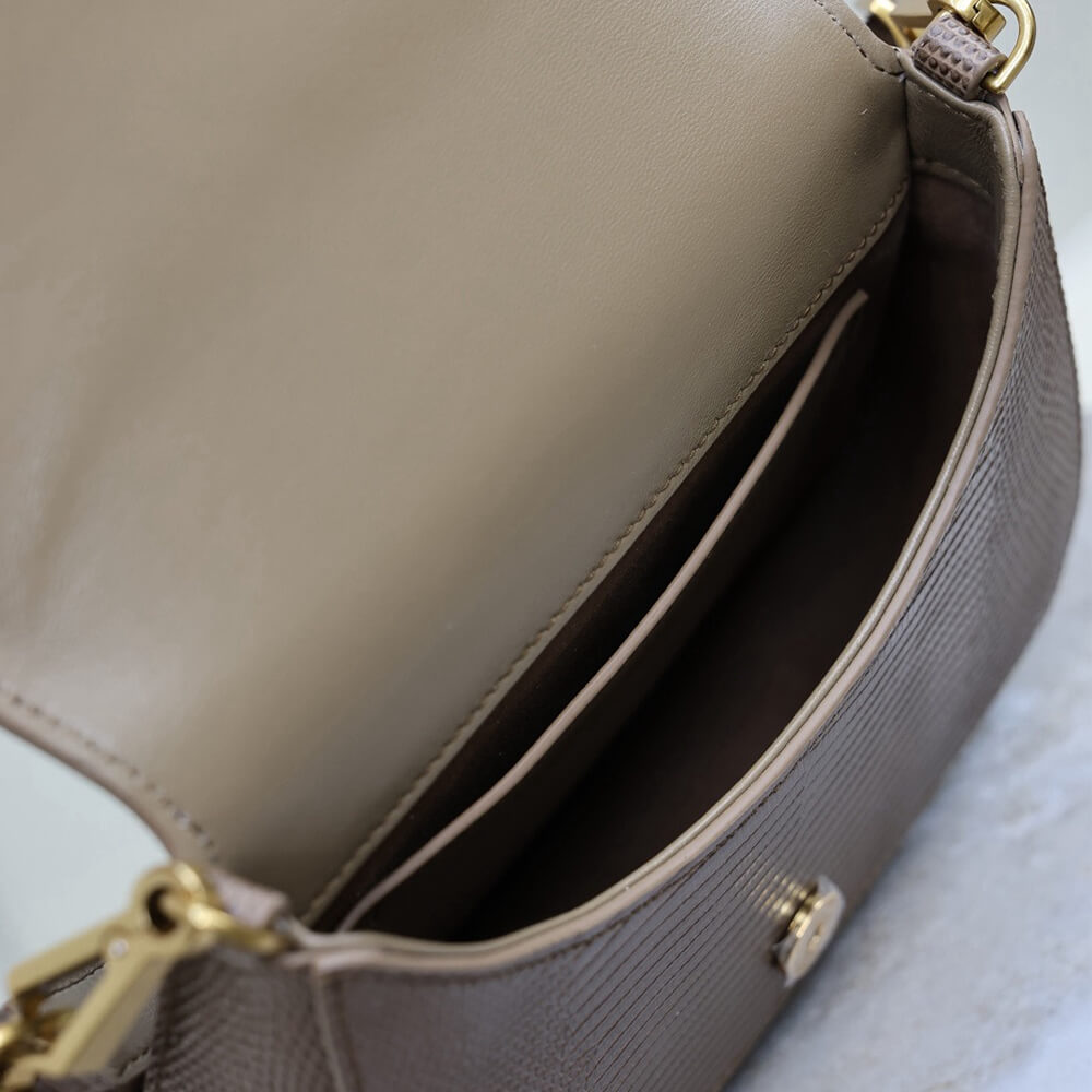 Y51 Mini VOLTAIRE top handle bag in lizard(HIGH-END GRADE)