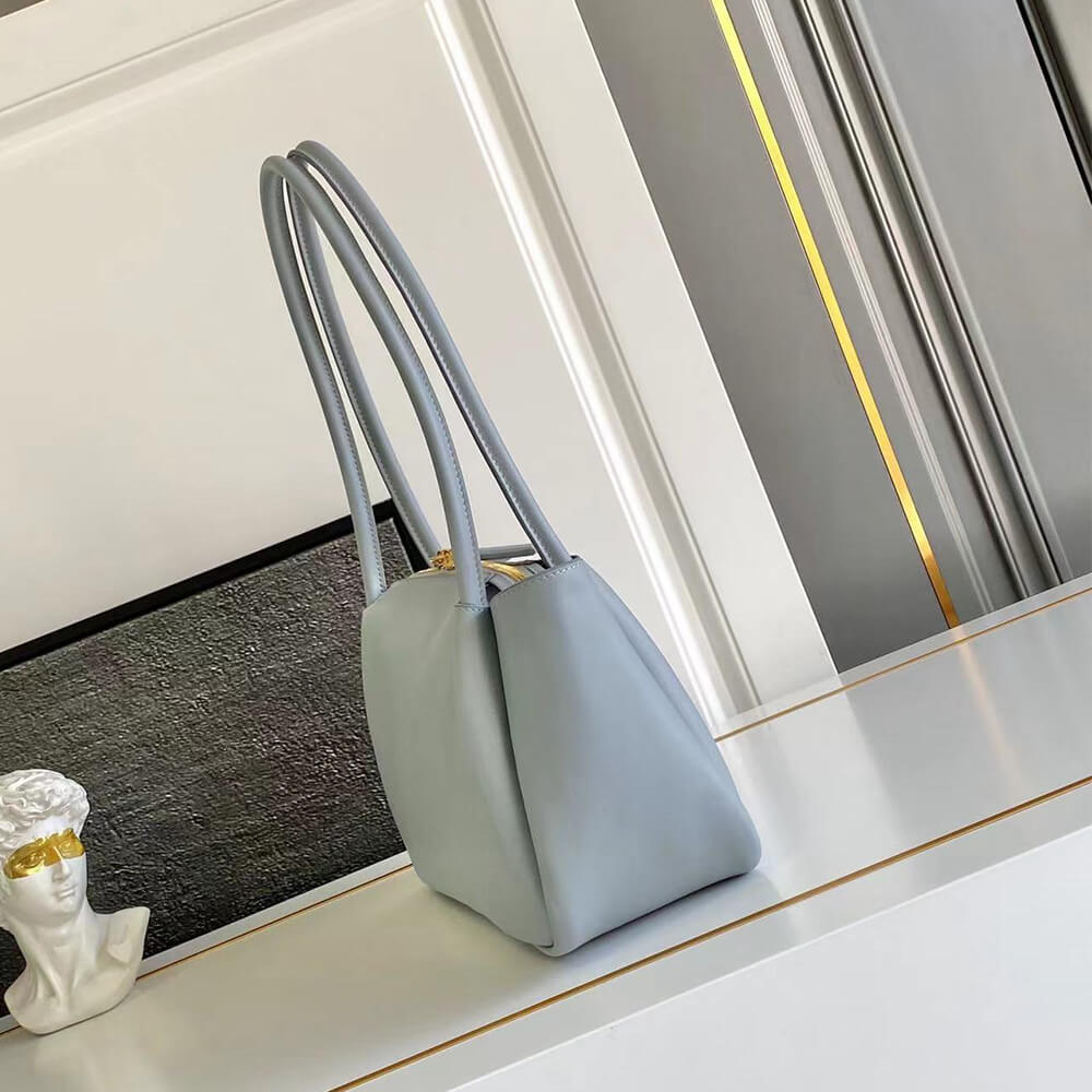 Pra*a Darling medium suede shoulder bag