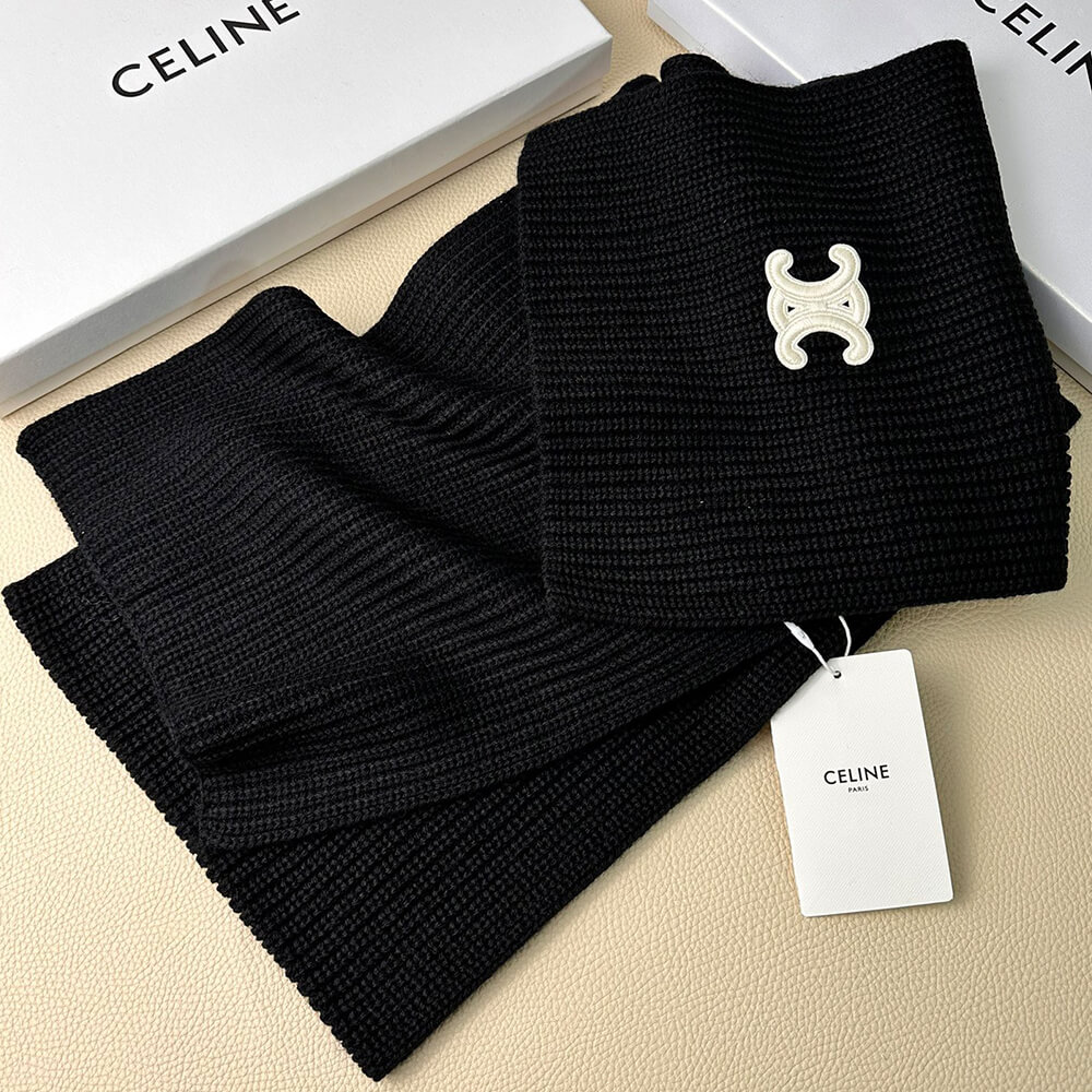 Ce1i*e Triomphe scarf in cashmere