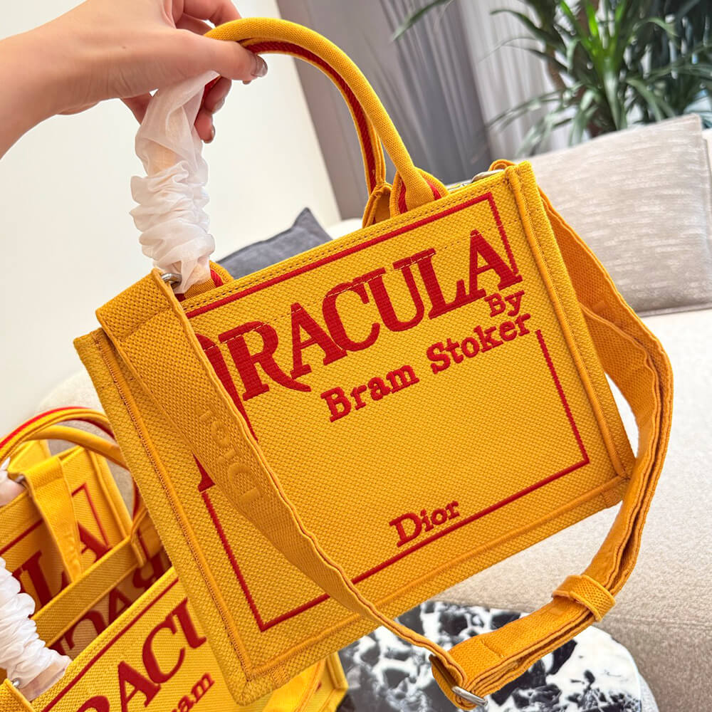 Medium D10r Book Tote with Strap