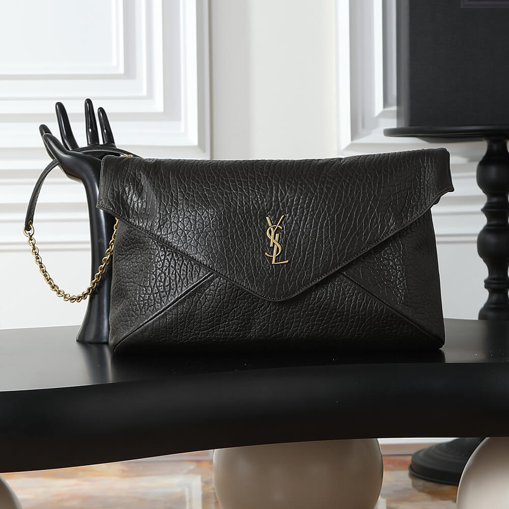 Y51 CASSANDRE XXL envelope pouch on chain in lambskin(HIGH-END GRADE)