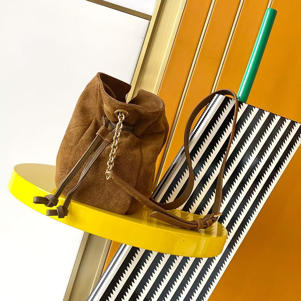 Y51 JAMIE shoulder pouch in suede(HIGH-END GRADE)