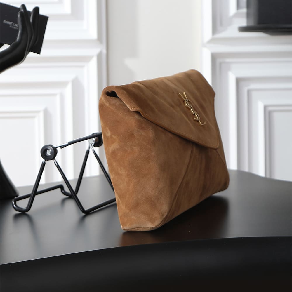 Y51 CASSANDRE large envelope pouch in suede(HIGH-END GRADE)