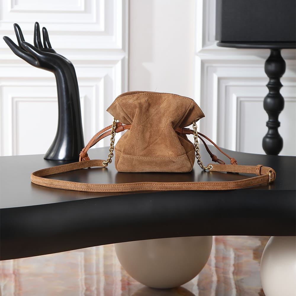 Y51 JAMIE mini shoulder pouch in suede(HIGH-END GRADE)
