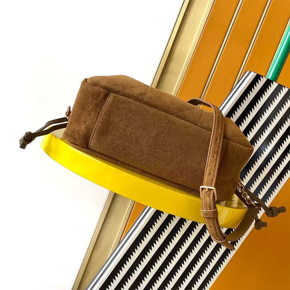 Y51 JAMIE shoulder pouch in suede(HIGH-END GRADE)