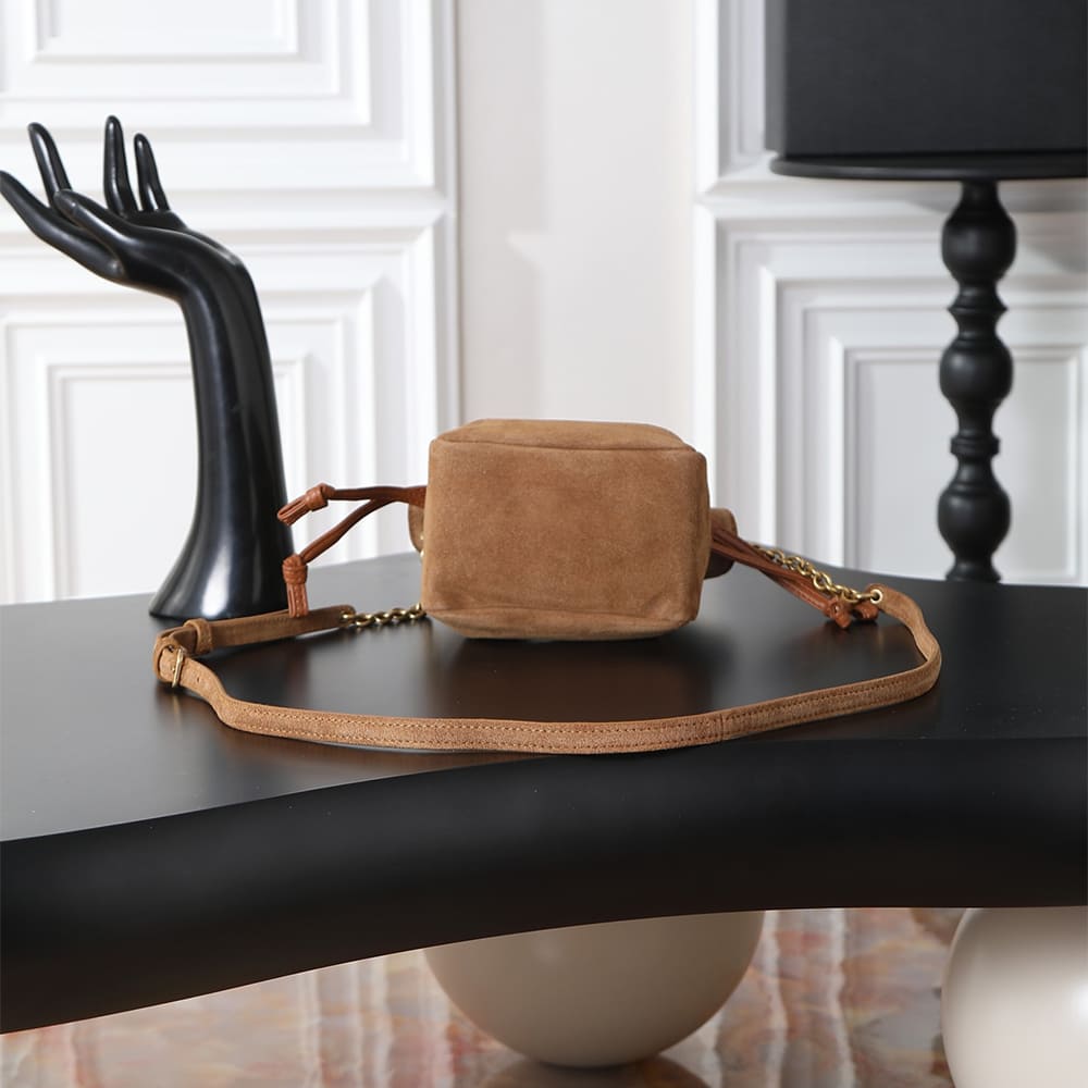 Y51 JAMIE mini shoulder pouch in suede(HIGH-END GRADE)