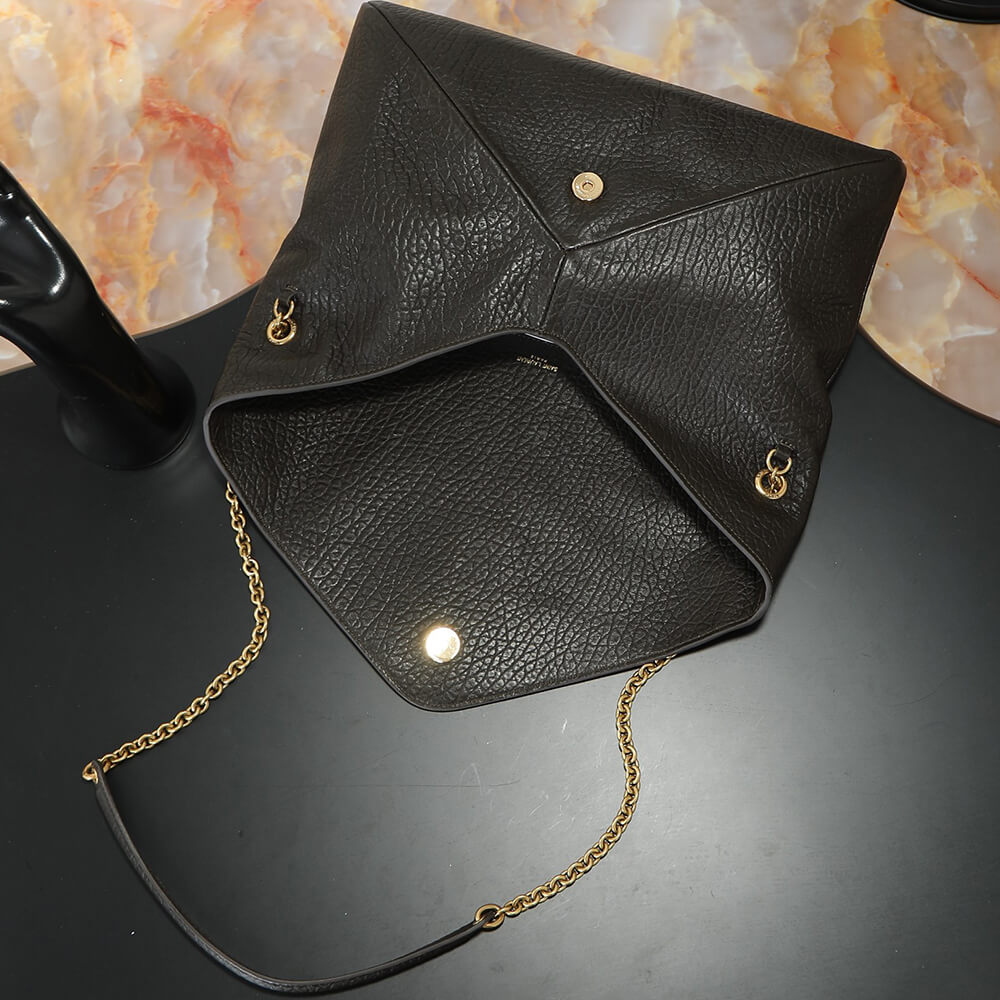 Y51 CASSANDRE XXL envelope pouch on chain in lambskin(HIGH-END GRADE)