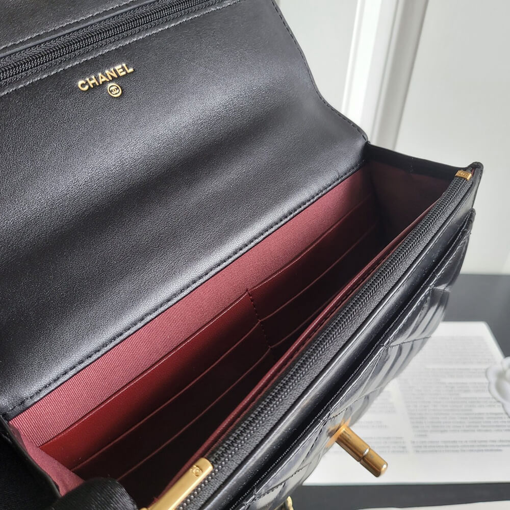 Ch**el Classic Wallet On Chain(high-end grade)