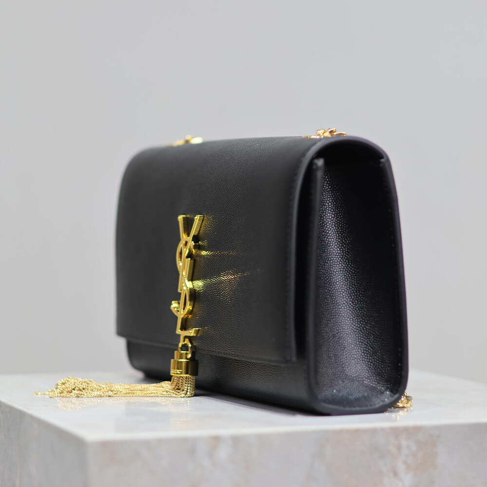 Y51 kate medium in grain de poudre embossed leather(HIGH-END GRADE)