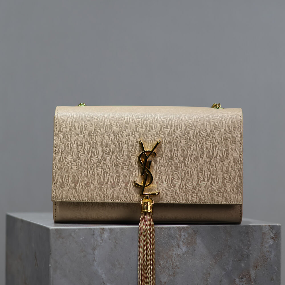 Y51 kate medium in grain de poudre embossed leather(HIGH-END GRADE)