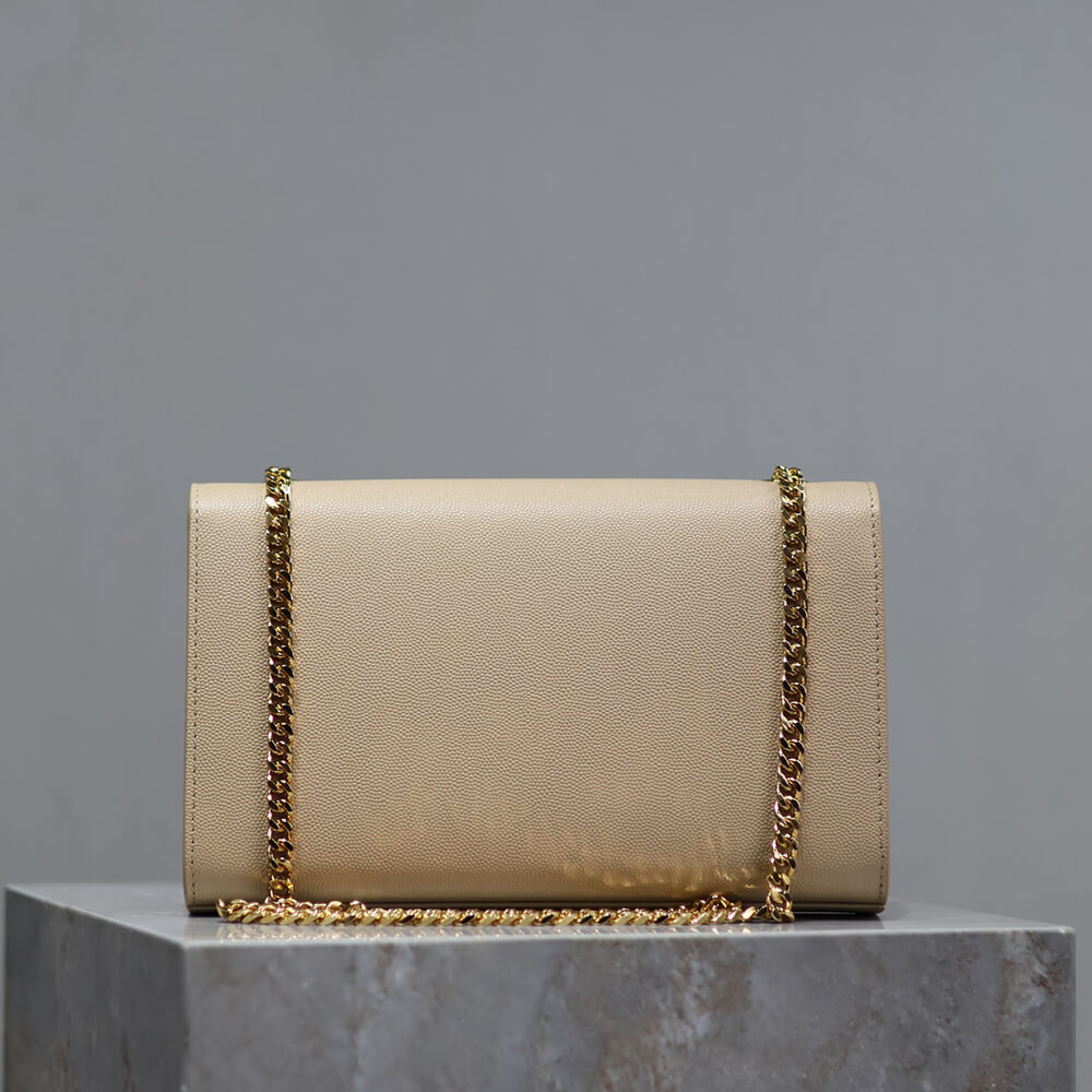 Y51 kate medium in grain de poudre embossed leather(HIGH-END GRADE)