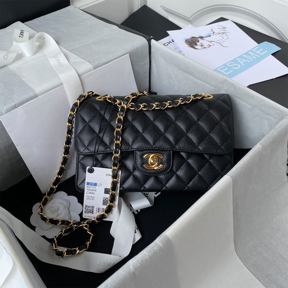 Ch**el Small Classic Flap Handbag(HIGH-END GRADE)